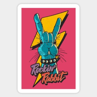 Rockin Rabbit Magnet